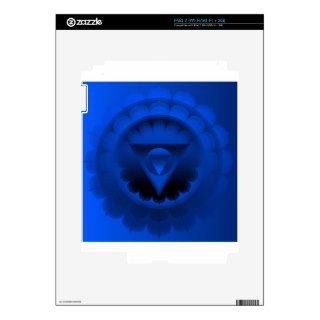 Throat Chakra  Vishuddi Colour Ray Blue iPad 2 Decal