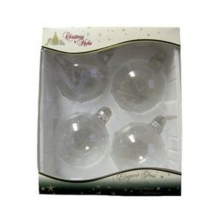 Clear Glass Ornaments   Christmas Ball Ornaments