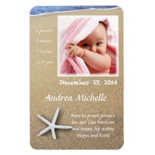 Birth Announcement Photo Magnets