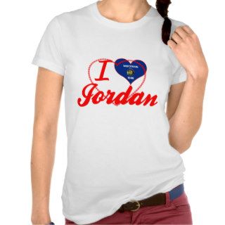I Love Jordan, Wisconsin Tee Shirt