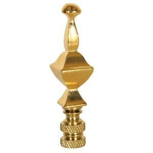 Mario Industries Polished Gold Spire Single Lamp Finial DISCONTINUED B226