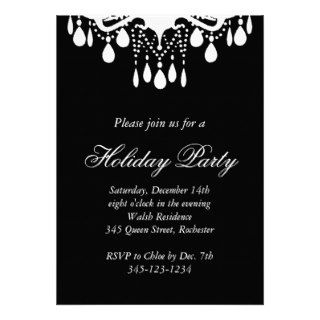 Holiday Invitation Grand Ballroom (black)