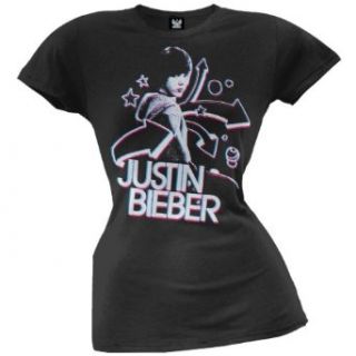 Justin Bieber   3D Juniors T Shirt Clothing