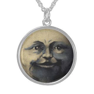 Antique Magical Moon Face Jewelry