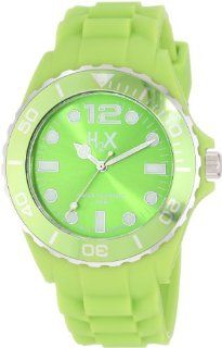 H2X Men's SV382UV1 Reef Luminous Water Resistant Neon Green Soft Rubber Watch at  Men's Watch store.