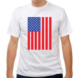 USA Flag Vertical Soccer T shirt at  Mens Clothing store