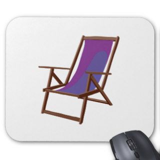 purple fabric beach chair.png mouse pad