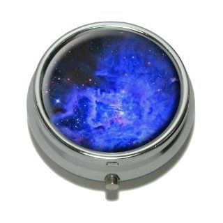 Iris Nebula Space Pill Case Trinket Gift Box   Pillboxes
