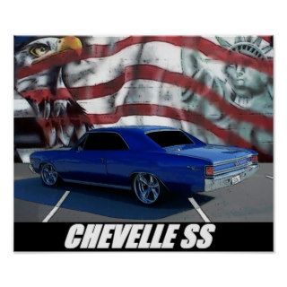 Custom 1967 Chevelle SS Posters