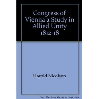 The Congress of Vienna 9780844640532 Books