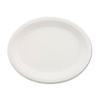 Chinet  Paper Dinnerware, Oval Platter, 9 3/4 x 12 1/2, White, 500 per Carton    Sold as 2 Packs of   500   /   Total of 1000 Each Kitchen & Dining