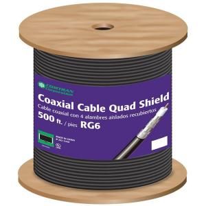 Cerrowire 500 ft. RG6 Quad Shield Coaxial Cable 262 1144J