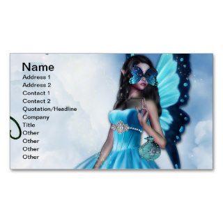 Fairy Masquerade Ball Business Card Templates