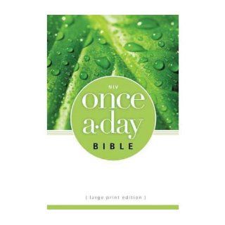 [ Once A Day Bible NIV Large Print[ ONCE A DAY BIBLE NIV LARGE PRINT ] By Zondervan Bibles ( Author )Nov 06 2012 Paperback Zondervan Bibles Books