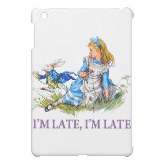 I'm Late, I'm Late For a Very Important Date iPad Mini Covers