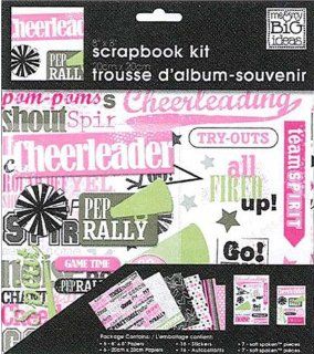 me & my BIG ideas 8 Inch by 8 Inch Scrapbook Page Kit, Cheerleader