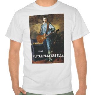Blue Boy   Guitar Players Rule Shirts
