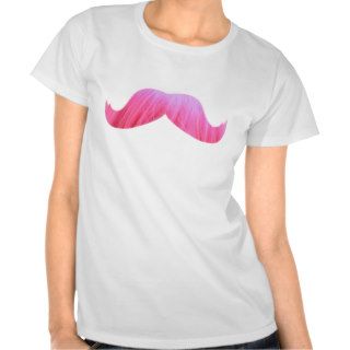 Pink funny mustache shirts