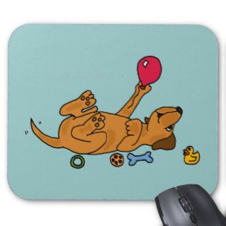 XX  Playful Silly Puppy Dog Mouse Pads