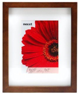 Nexxt PN17831 3 Gallery Series Chestnut Solid Wood Frame, 8 by 10 Inch   Collage Frames