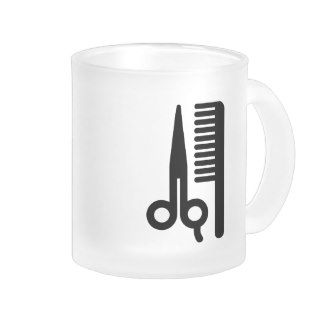 Scissors and Comb Coffee Mugs