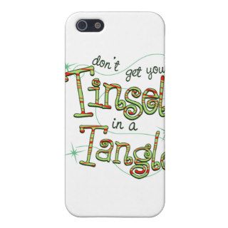 Don't get your Tinsel in a Tangle Christmas Gifts Cases For iPhone 5