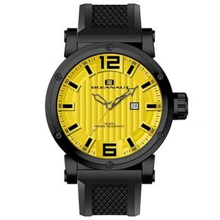 Oceanaut Men's Loyal Stainless Steel Watch with Yellow Dial Oceanaut Men's More Brands Watches