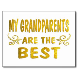 Best Grandparents Postcard