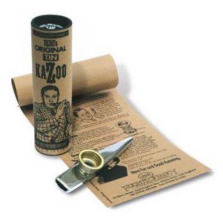 Clarkes Xl Silver Tinplate Kazoo in Beautiful Gift Packaged Tube and History Sheet Musical Instruments
