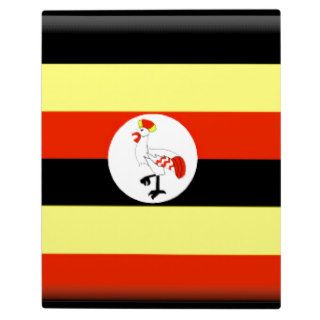 Uganda Flag Display Plaque