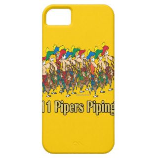 eleven pipers piping  11th day of christmas iPhone 5 case