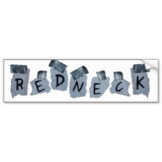 Duct Tape Redneck Sign Bumper Stickers