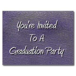 You&apos;re Invited To A Graduation Party Postcards