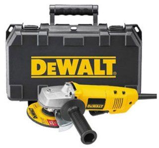 DEWALT DW402K 4 1/2 Inch Small Angle Grinder Kit with Paddle Switch   Power Angle Grinders  