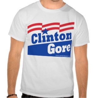 Bill Clinton Al Gore T shirts
