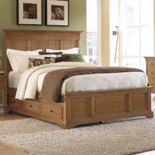 American Drew   Ashby Park Panel Queen Bed W/Storage Sage   901 355Sr   Bedroom Furniture Sets