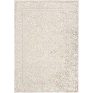 Bent Traditional Ivory Oriental Rug (7'6 x 10'6) 7x9   10x14 Rugs