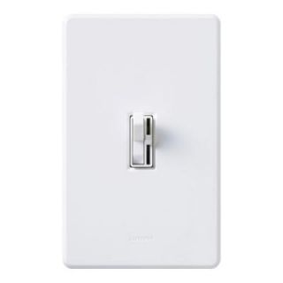 Lutron Toggler 600 Watt Magnetic Low Voltage Single Pole Dimmer   White AYLV 600P WH