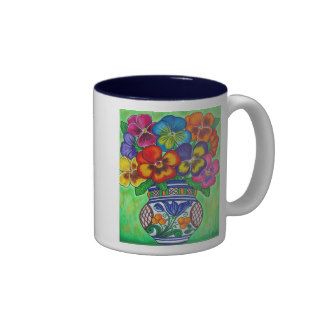 Pansy Parade Coffee Mug