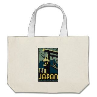 Japan, Japanese Govt Railways Travel Poster Bag
