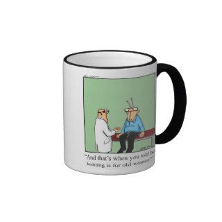Funny Medical Cartoon Ringer Mug