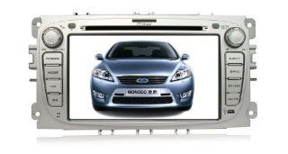 Eagle for 2008 2011 Ford Focus Car GPS Navigation DVD Player Audio Video System with Radio (AM/FM), Bluetooth Hands Free, USB, AUX Input, (free Map), Plug & Play Installation  In Dash Vehicle Gps Units  GPS & Navigation