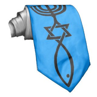 Messianic symbol necktie