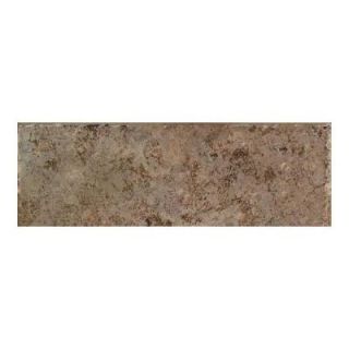 Daltile Passaggio Nocino 3 in. x 12 in. Porcelain Bullnose Floor and Wall Tile DISCONTINUED PA33P43C91P1