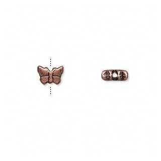 Antique Copper Plated Pewter 8x6mm Mini Butterfly Beads   Set of 24  Other Products  
