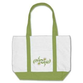 Double Vector flowers Canvas Bags