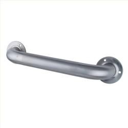 Exposed Flange Textured Brushed Nickel 12 inch ADA Grab Bar Toilet & Shower Aids