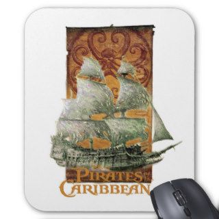 Pirates of the Caribbean Poster Art Disney Mousepads