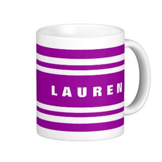 Personalized Purple Mugs
