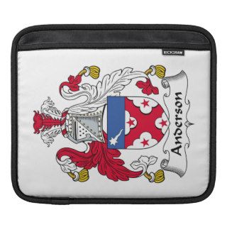 Anderson Family Crest Sleeves For iPads